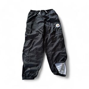 Pittsburgh Steelers Vintage Game Day By Phenom Windbreaker Pants Lined Size XL